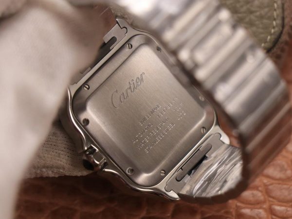 Cartier Santos De Cartier 40MM Two Tone – 1:1 Superclone (Blue Santos) - Image 4