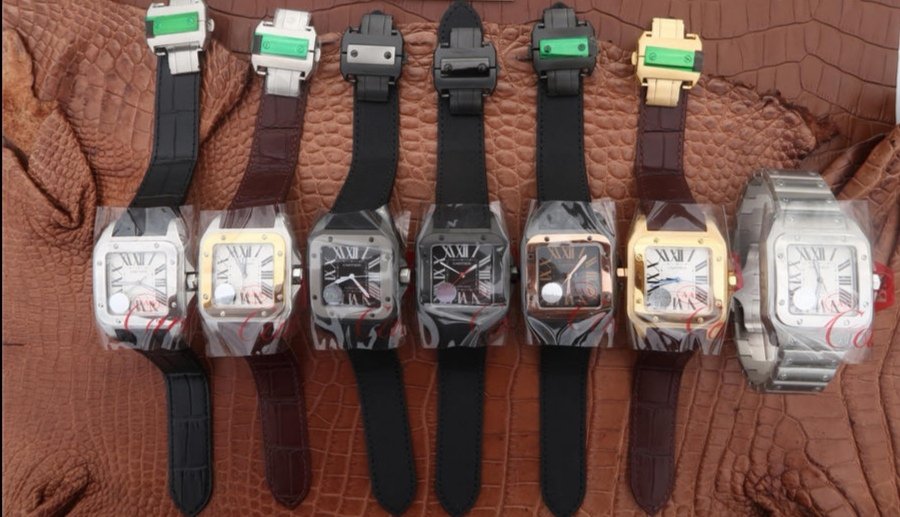 Cartier Santos 100 Swiss Automatic Watch – 1:1 Superclone - Image 2