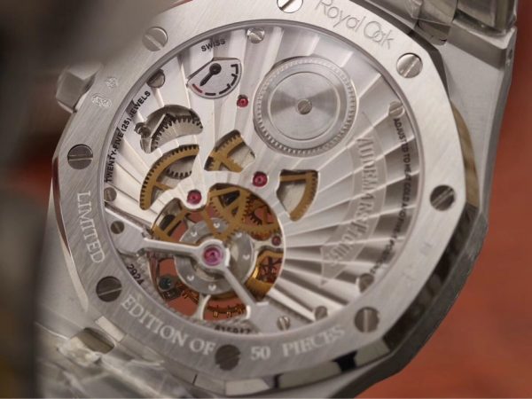 Audemars Piguet Royal Oak (TOURBILLON EXTRA-THIN) 1:1 Superclone(Blue tourbillon AP) - Image 8