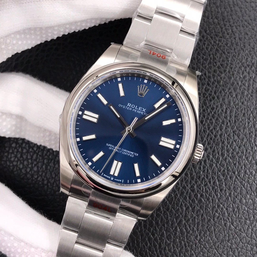 1:1 super clone Rolex Oyster Perpetual 41 Blue face 124300 - Image 3