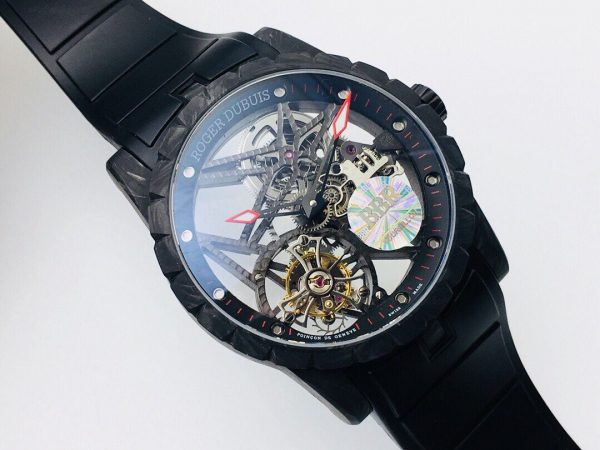Roger Dubuis – Excalibur Spider DBEX0577 Carbon Fly Tourbillon 1:1 Superclone - Image 3