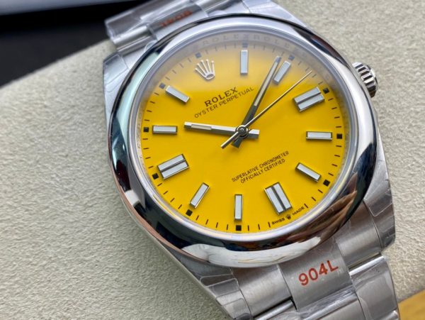 Rolex Oyster Perpetual 41 Turquoise Tiffany Blue Dial 124300 - Image 3