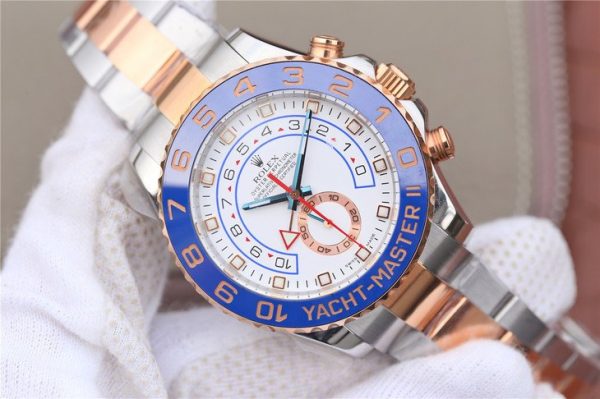 Rolex Yachtmaster II Stainless Steel 116681- 1:1 Superclone(Rose gold yacht master II) - Image 2