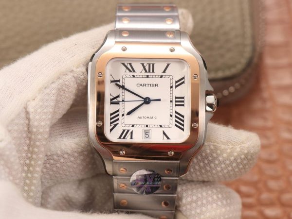 C@rtier Santos De C@rtier 40MM Two Tone – 1:1 Superclone(Two Tone Santos)