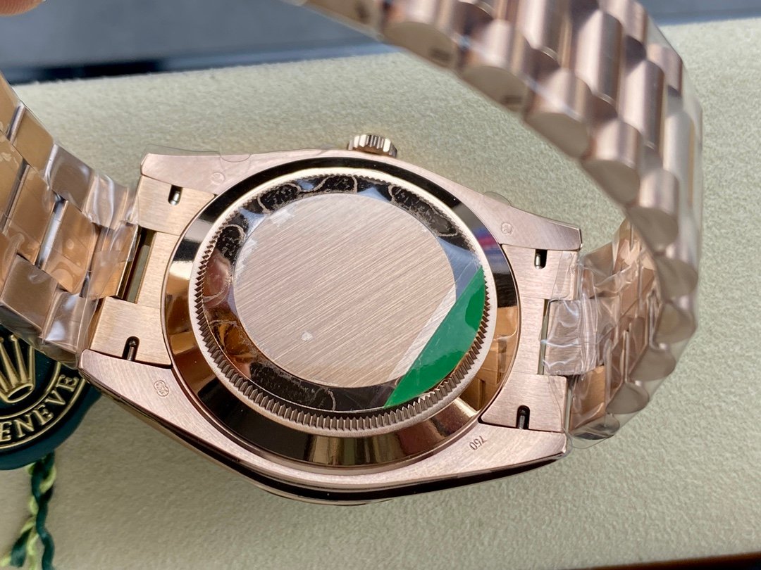Day Date Rolex Weekly Journal Champaign 18K Gold Plated counter weight - Image 8
