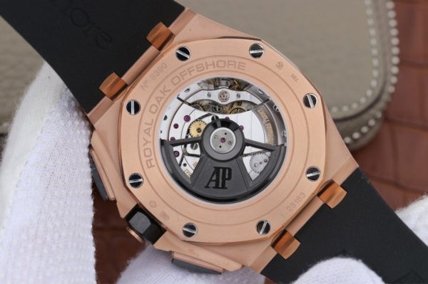 1:1 Super Clone Audemars Piguet Royal Oak (Offshore 18K Rose Gold 26406) - Image 7
