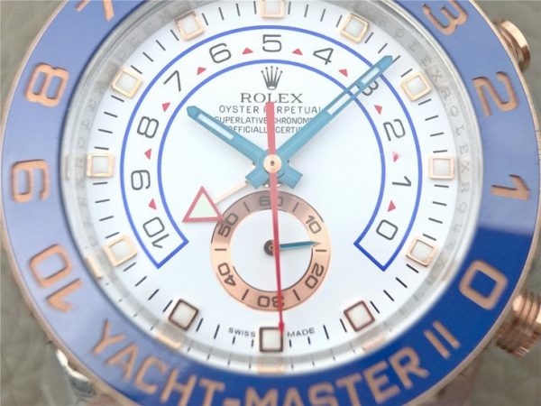 Rolex Yachtmaster II Stainless Steel 116681- 1:1 Superclone(Rose gold yacht master II) - Image 7