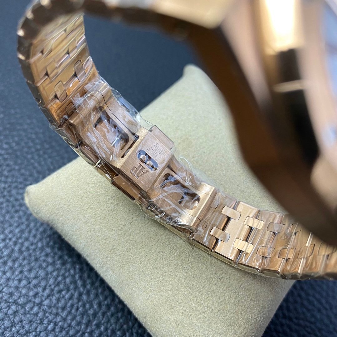Audemars Piguet Royal Oak 18K Gold wrapped 15400S 41mm 1:1 Superclone - Image 7