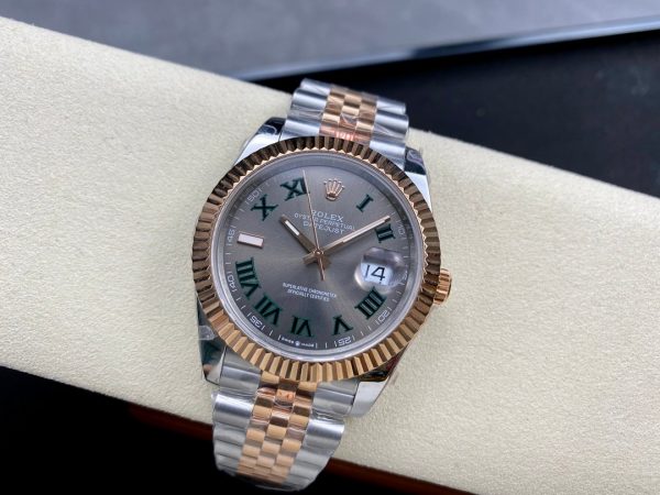 Datejust 36MM & 41 MM Wimbledon: Ref. 126334(Rose gold wimbledom) - Image 5