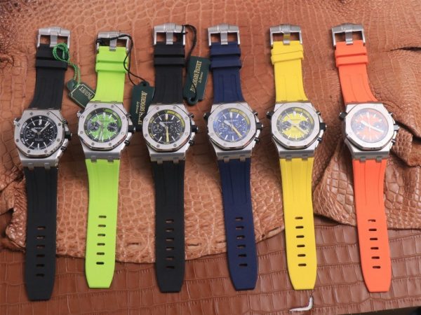 Audemars Piguet  26703ST.OOO. 1:1 SUPERCLONE( Black Diver Chronograph AP) - Image 9