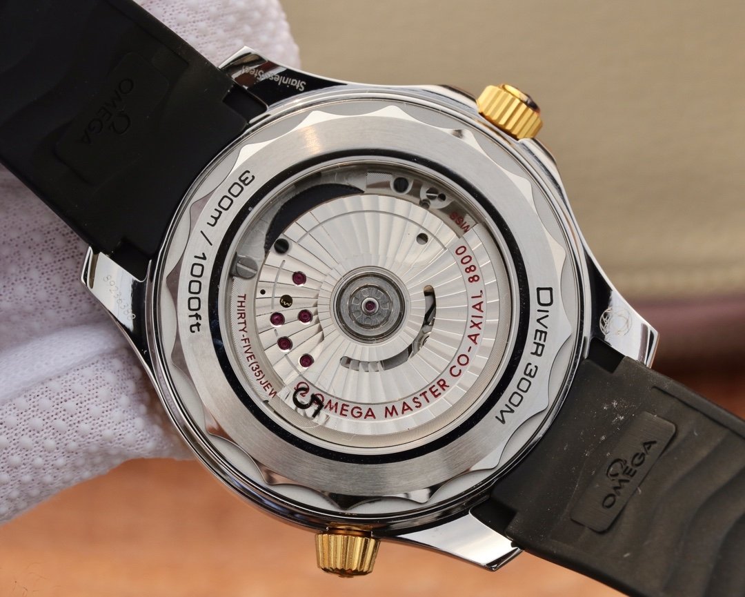Omega Seamaster 300M Co-Axial Master Inter-Gold – 1:1 Superclone - Image 9