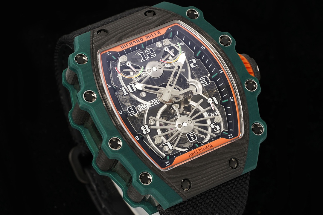 Swiss Made RICHARD MILLE RM 21-02 Replica Tourbillon Aerodyne Best Quality with Skeleton Dial - Image 5