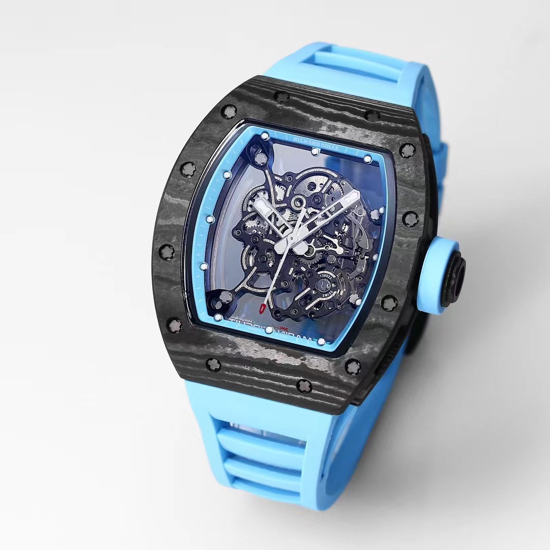 Replica Richard Mille RM 055 Carbon Fiber Men’s Watch: A Masterpiece of Innovation, Craftsmanship, and Modern Elegance - Image 5