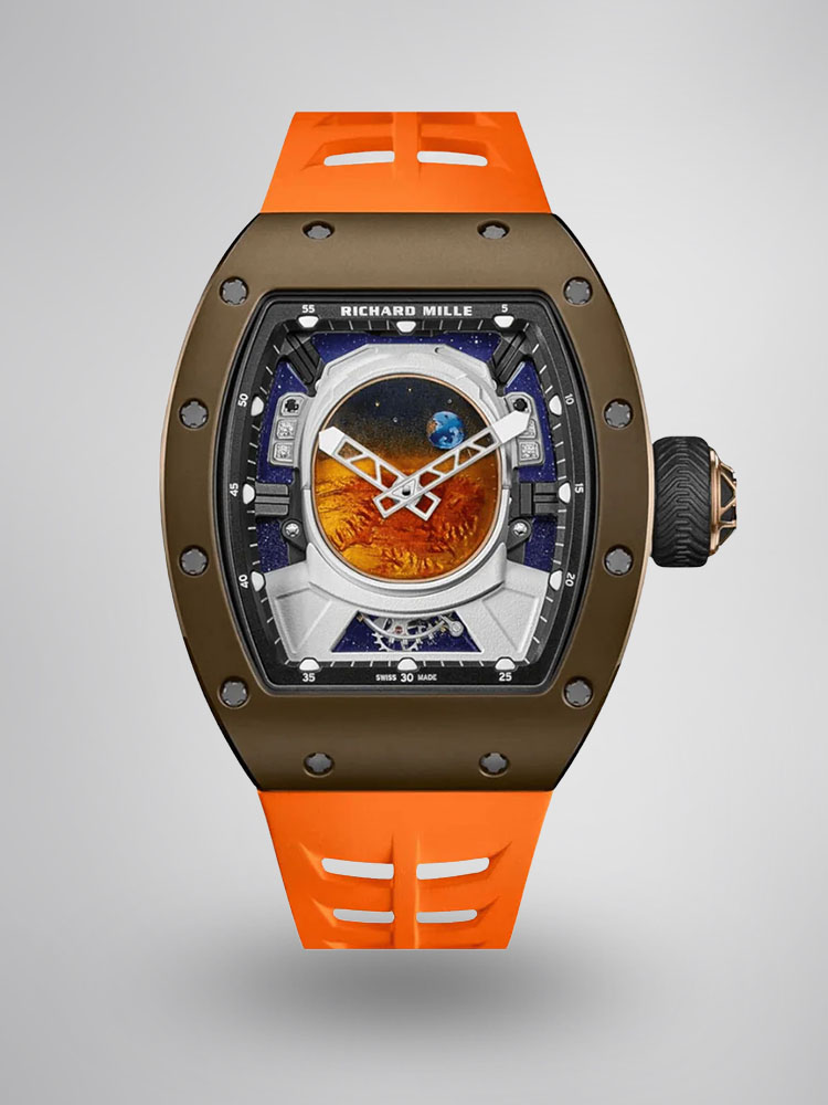 Richard Mille RM 52-05 Pharrell Williams Brown Cermet Tourbillon Replica Watch