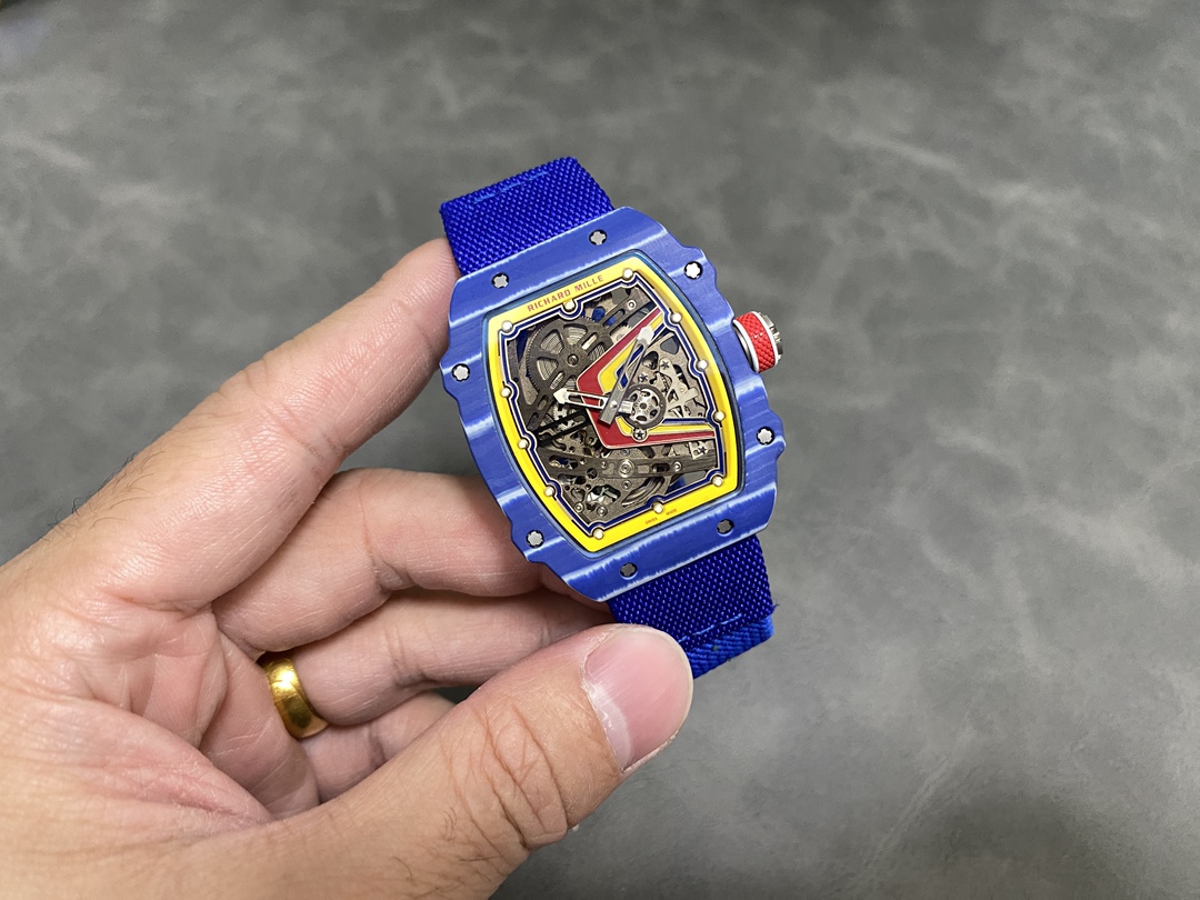 Richard Mille RM 67-02 Fernando Alonso Replica Super Clone Watch – Swiss Skeleton Dial Carbon Case - Image 5