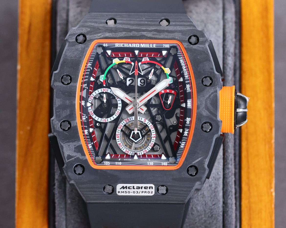 Super Clone Richard Mille RM50-03 McLaren F1 Tourbillon Men’s Watch Replica - Image 2