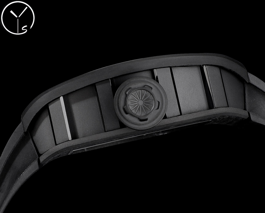 Best Richard Mille RM 052 Replica Black Carbon Fiber Case Watch – Men’s Luxury Watch With Skeleton Skull Dial - Image 8