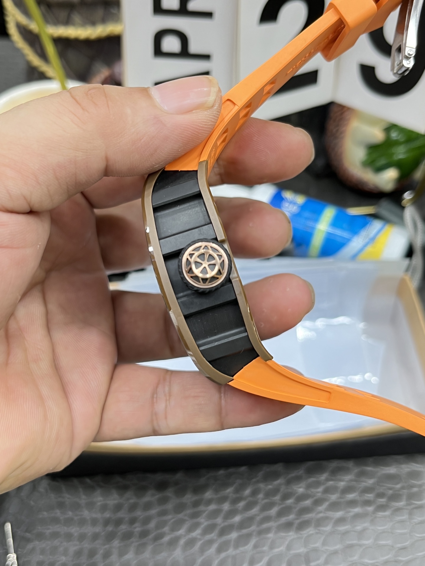 Richard Mille RM 52-05 Pharrell Williams Brown Cermet Tourbillon Replica Watch - Image 8