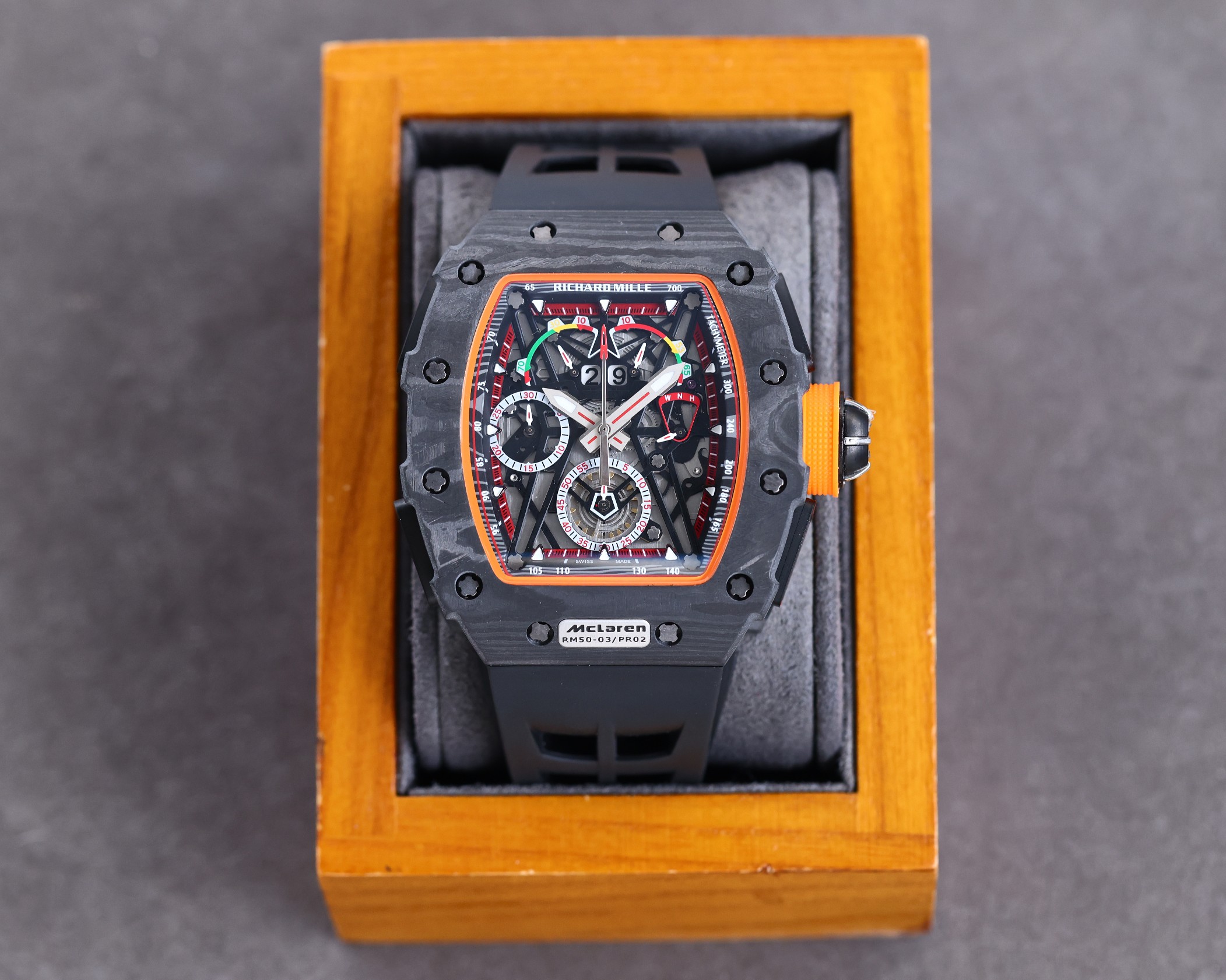 Super Clone Richard Mille RM50-03 McLaren F1 Tourbillon Men’s Watch Replica - Image 3