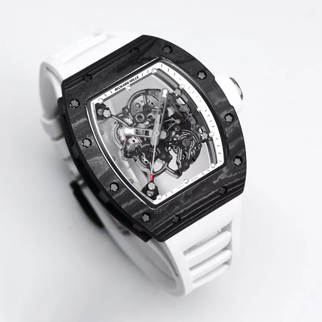 Replica Richard Mille RM055 NTPT Carbon Watch – Swiss Skeleton Dial - Image 5