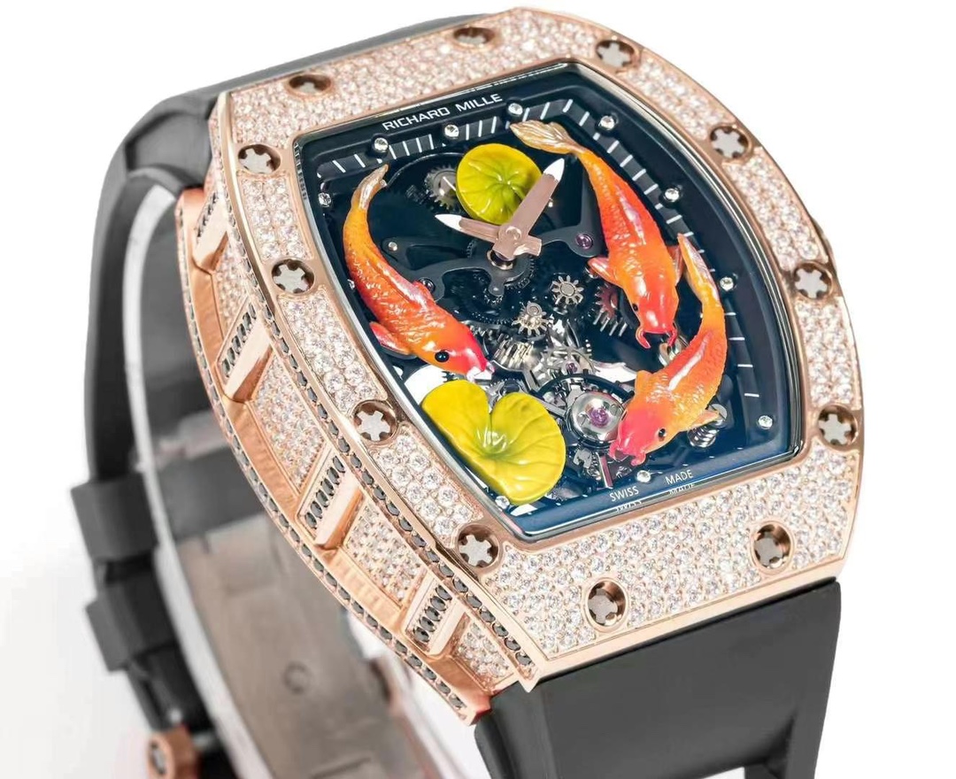 Replica Richard Mille RM S10 Koi Tourbillon Watch – Limited Edition Men’s Fake Tourbillon Timepiece - Image 9