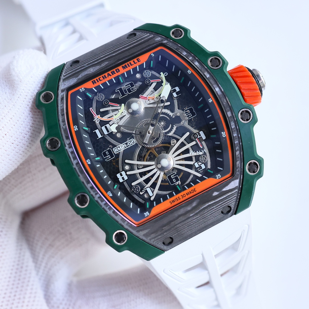 Replica Richard Mille RM 21-02 Tourbillon Aerodyne Super Clone – Carbon Fiber - Image 4
