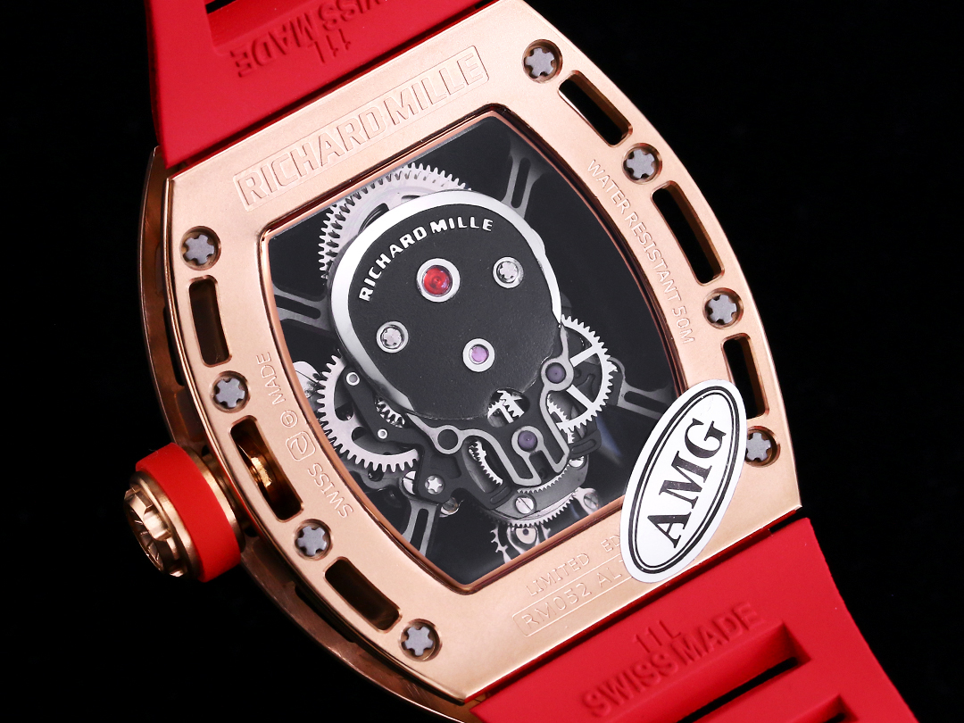 RM052 Skeleton Tourbillon Watch Replica – Bold Black Skull Design - Image 2