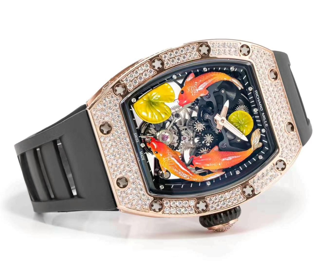 Replica Richard Mille RM S10 Koi Tourbillon Watch – Limited Edition Men’s Fake Tourbillon Timepiece - Image 4