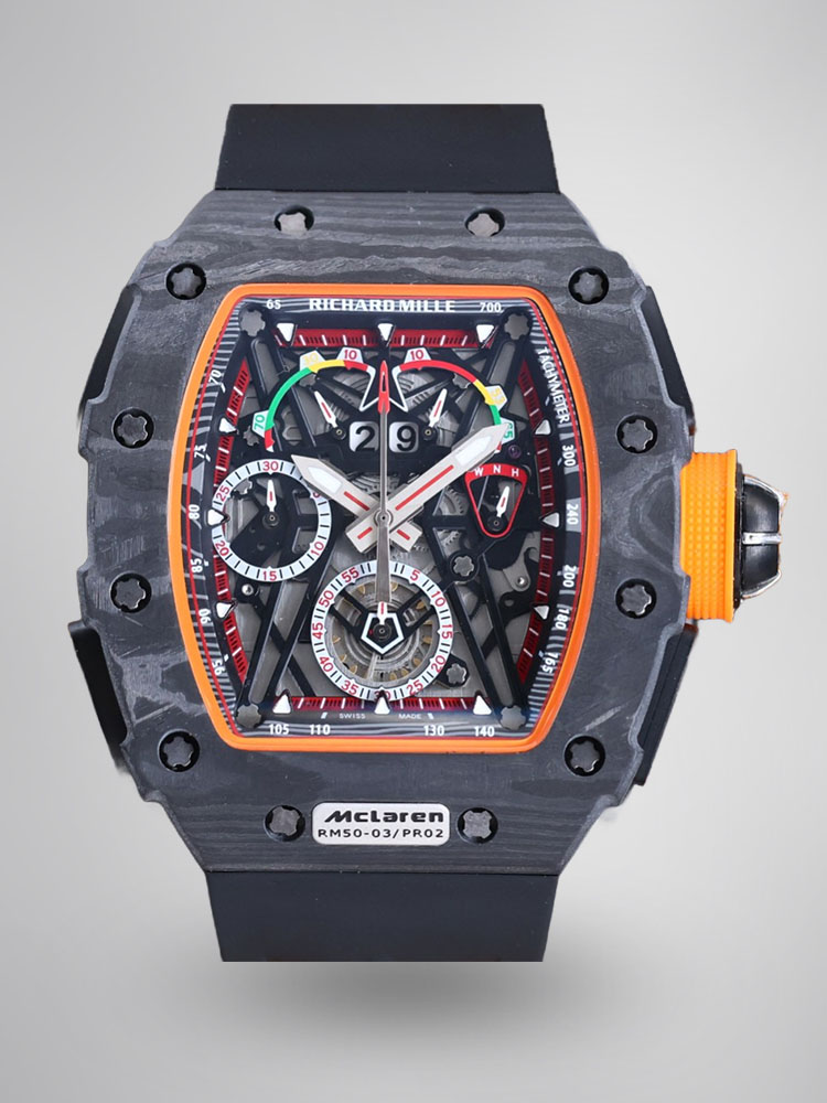 Super Clone Richard Mille RM50-03 McLaren F1 Tourbillon Men’s Watch Replica