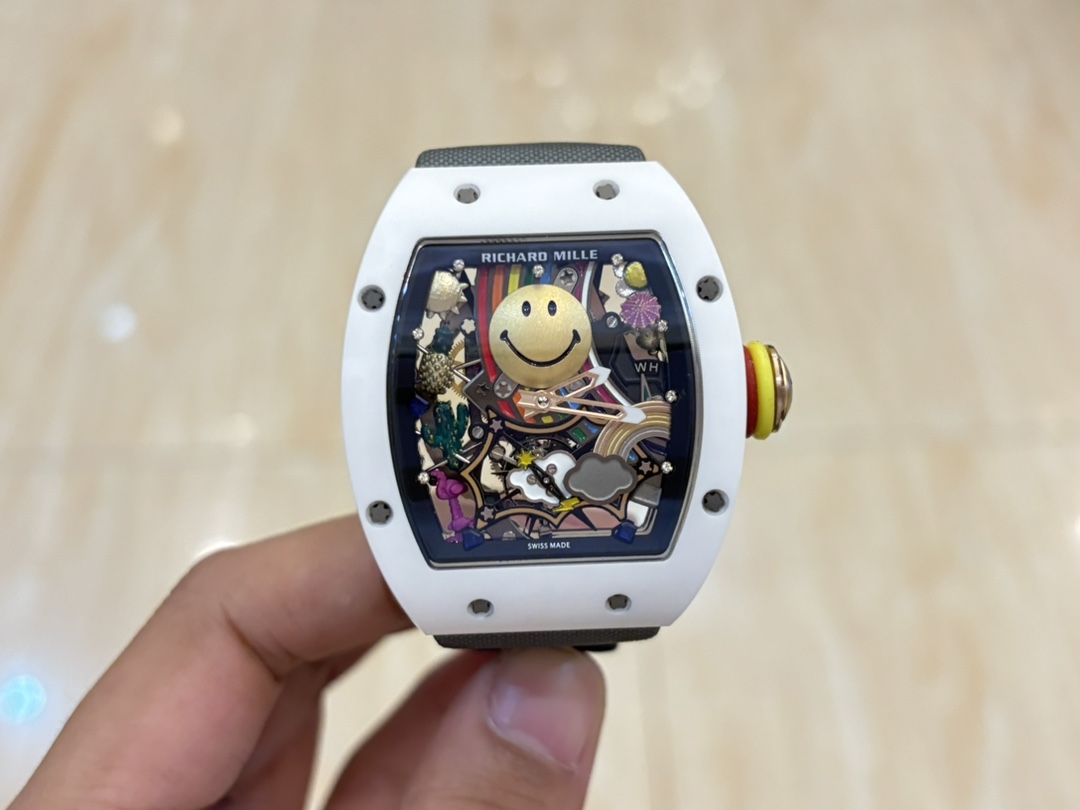 Richard Mille RM088 Tourbillon Smiley Replica – 43mm Swiss Automatic Movement - Image 6