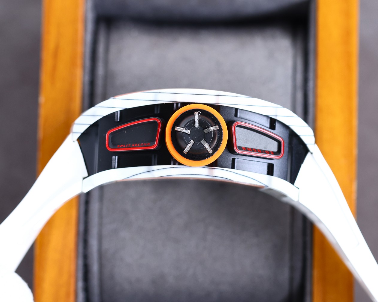 Replica Richard Mille RM50-03 Super Clone Chronograph Mechanical Watch – White Carbon Fiber Case - Image 9