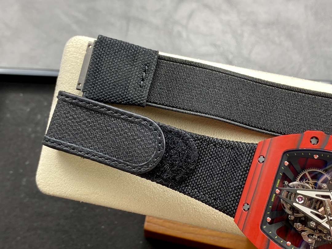 Swiss Replica Richard Mille RM27-03 41mm Red Matador Skeleton Dial Carbon Fiber Case - Image 3