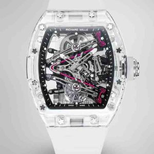 Replica RM 38-02 Crystal Pink Skeleton Tourbillon Swiss Movement AAAAA Quality