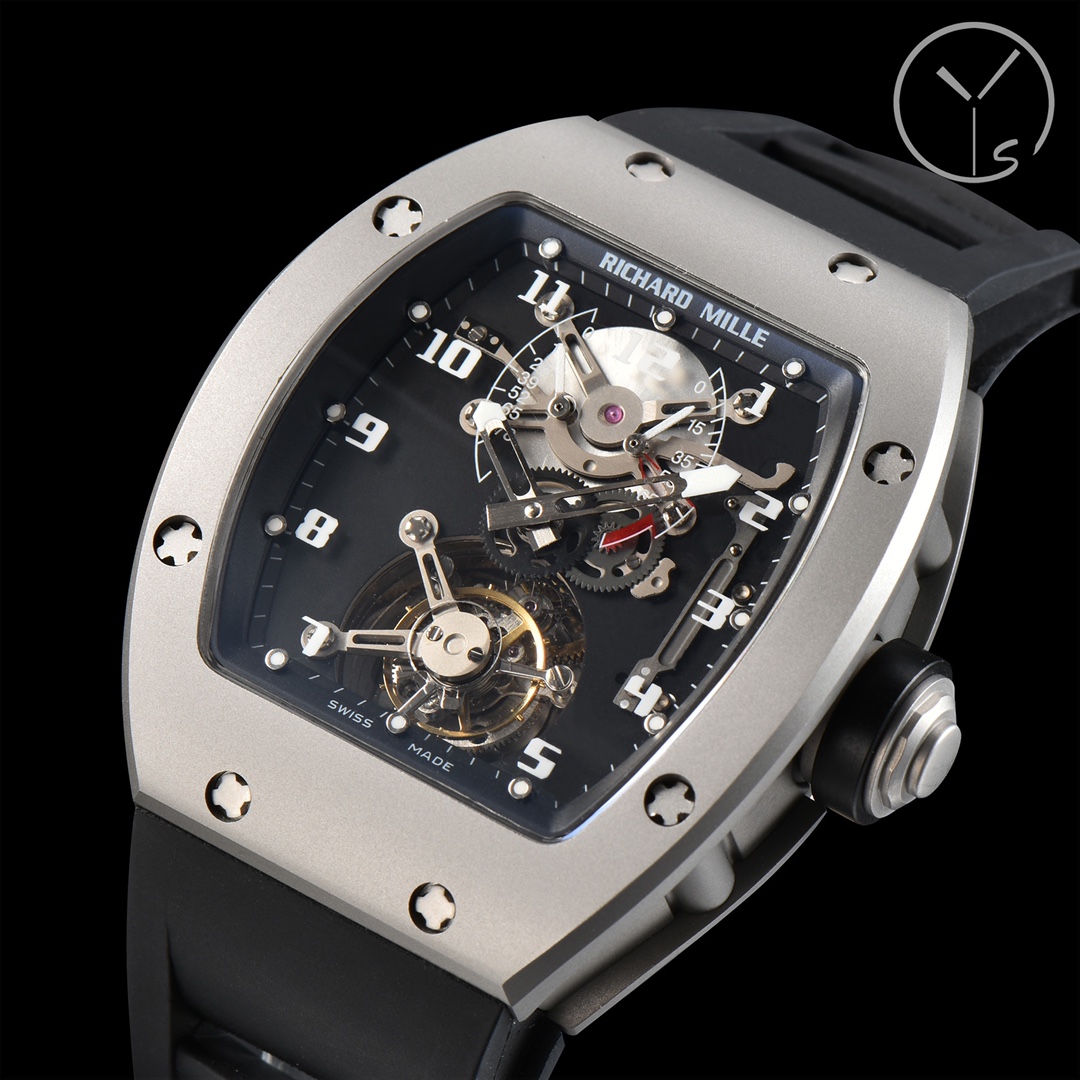 Replica Richard Mille RM001 Super Clone Tourbillon – Best Titanium Skeleton Watch - Image 5