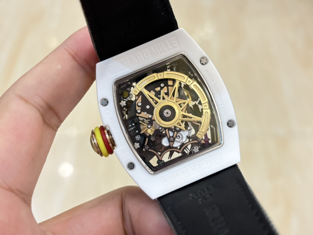 Richard Mille RM088 Tourbillon Smiley Replica – 43mm Swiss Automatic Movement - Image 5