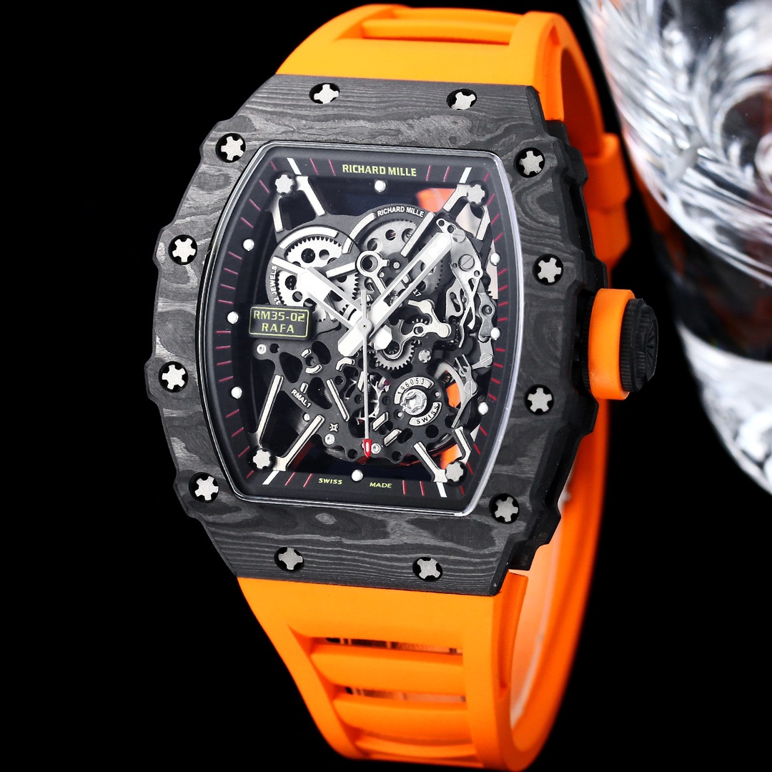 Replica Richard Mille RM 35-02 Super Clone Watch with Carbon Case - Image 2