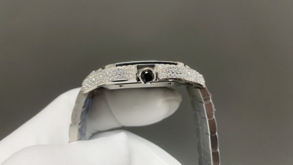1:1 Super Clone Cartier Santos Middle East Full Diamond - Image 8