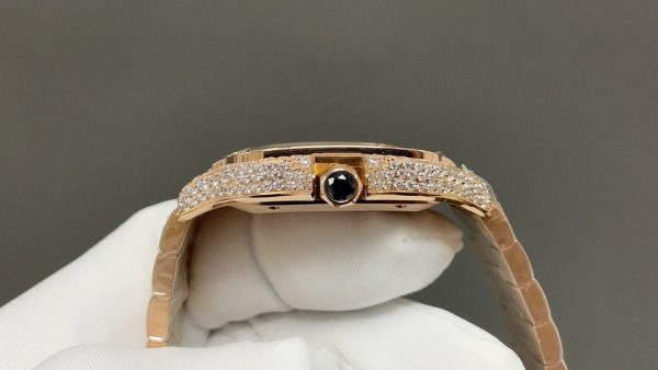 1:1 Super Clone Cartier Santos Middle East Full Diamond - Image 3