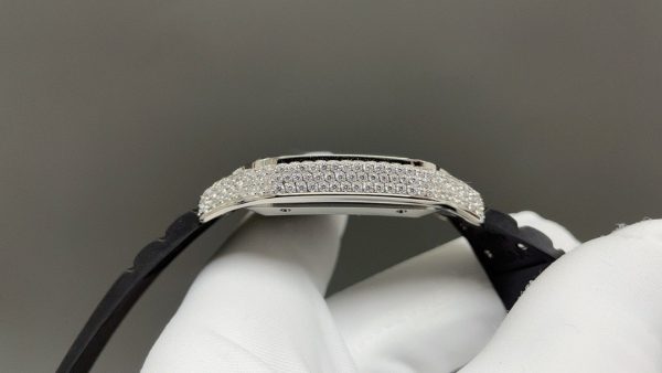 1:1 Super Clone Cartier Santos Middle East Full Diamond - Image 3