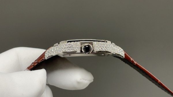 1:1 Super Clone Cartier Santos Middle East Full Diamond - Image 5