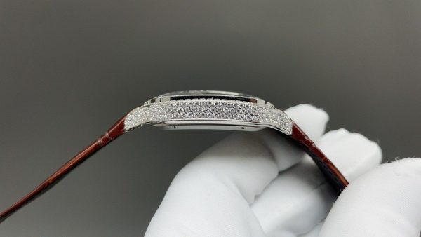 1:1 Super Clone Cartier Santos Middle East Full Diamond - Image 6