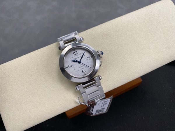 1:1 Super Clone Cartier Pasha Men’s 41mm with Date, Women’s 35mm without Date - Image 12