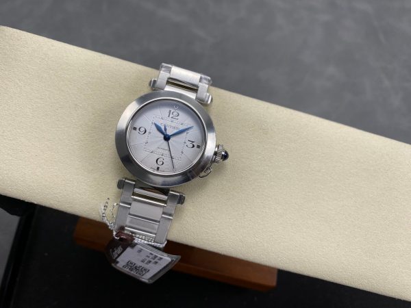 1:1 Super Clone Cartier Pasha Men’s 41mm with Date, Women’s 35mm without Date - Image 11