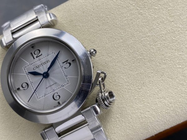 1:1 Super Clone Cartier Pasha Men’s 41mm with Date, Women’s 35mm without Date - Image 7