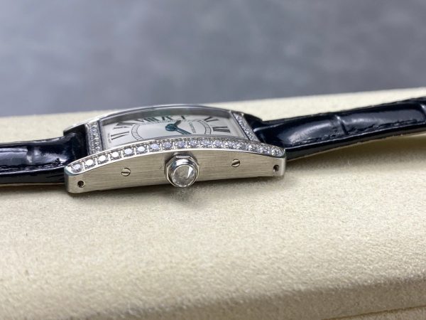 1:1 Super Clone Cartier Tank (WB707331) Dimensions: 35.4 x 19.4 mm - Image 5