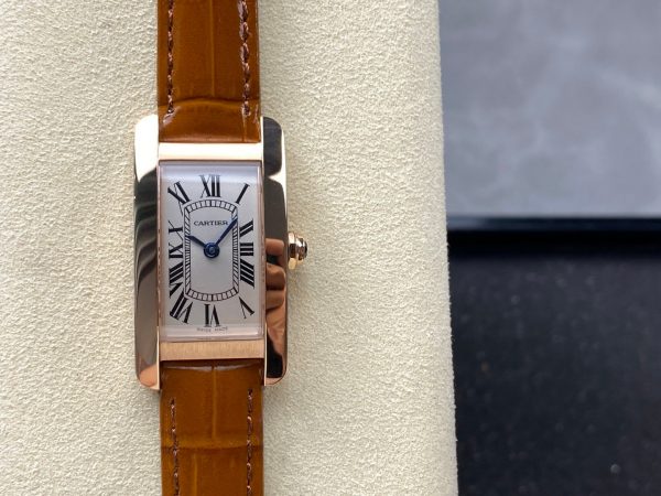 1:1 Super Clone Cartier Tank  WGTA0133   35.4X 19.4mm