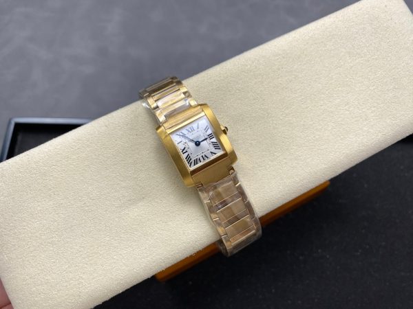 1:1 Super Clone Cartier Tank WGTA0114 – 25.7 X 21.2mm - Image 10