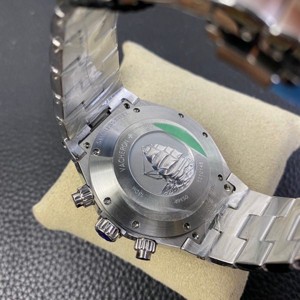 1:1 Super Clone C Overseas Chronograph No Calendar Blue Dial - Image 2