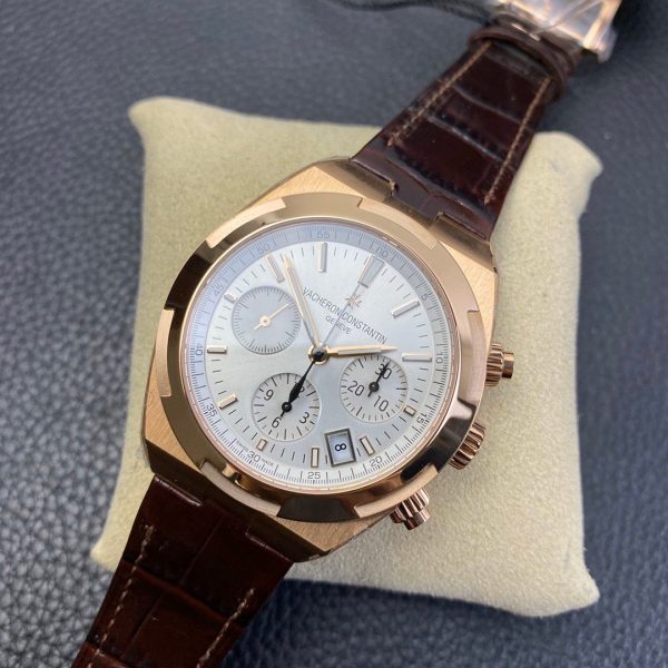 1:1 Super Clone Vacheron Constantin Chronograph Rose Gold Case - Image 8
