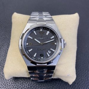 1:1 Super Clone Vacheron Constantin Overseas Steel Band Black Dial